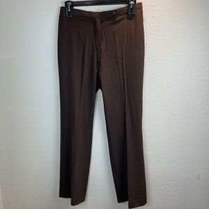 NWT Passports Brown Slimming Pants Size 8